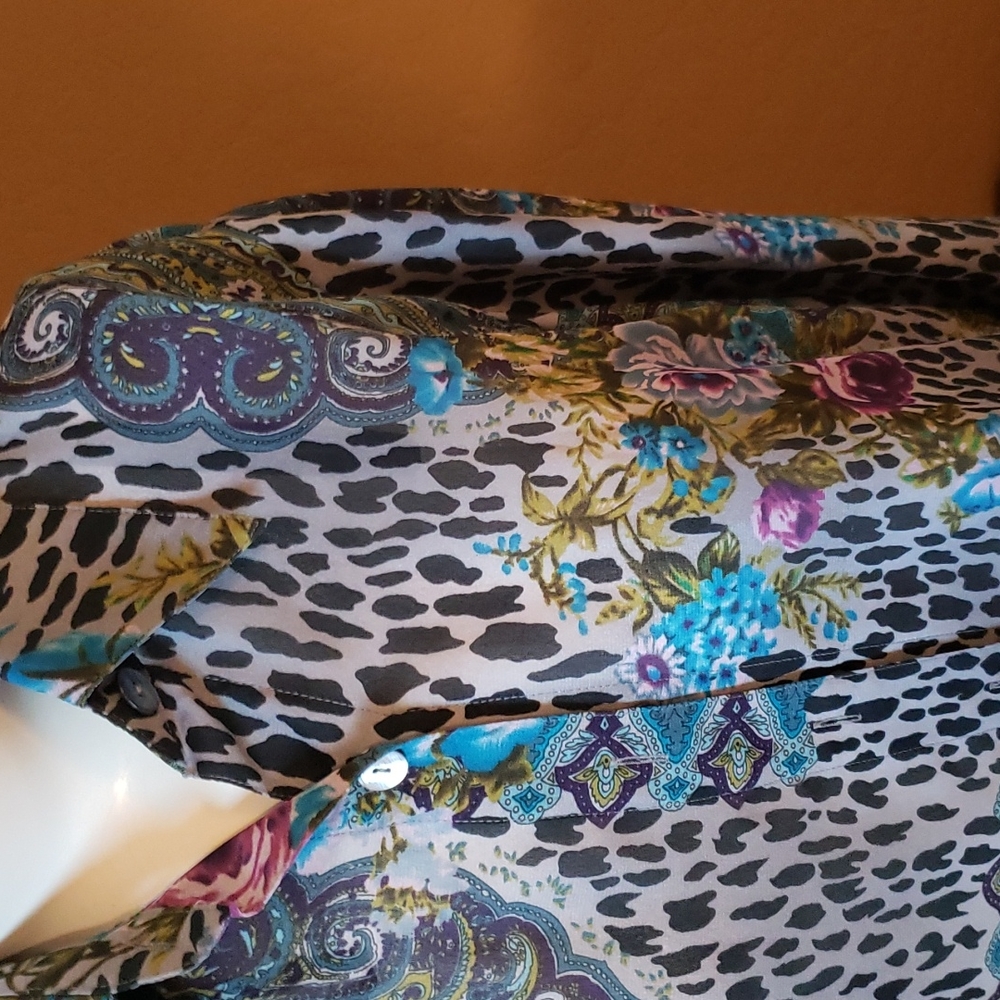 Drapers & Damons Button Down Multi print blouse (0439) 💥 - Picture 2 of 7